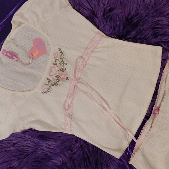 Sugar Thrillz Other - DOLLSKILL SUGAR THRILLZ 1X SHIRT/SHORTS LOUNGE SET